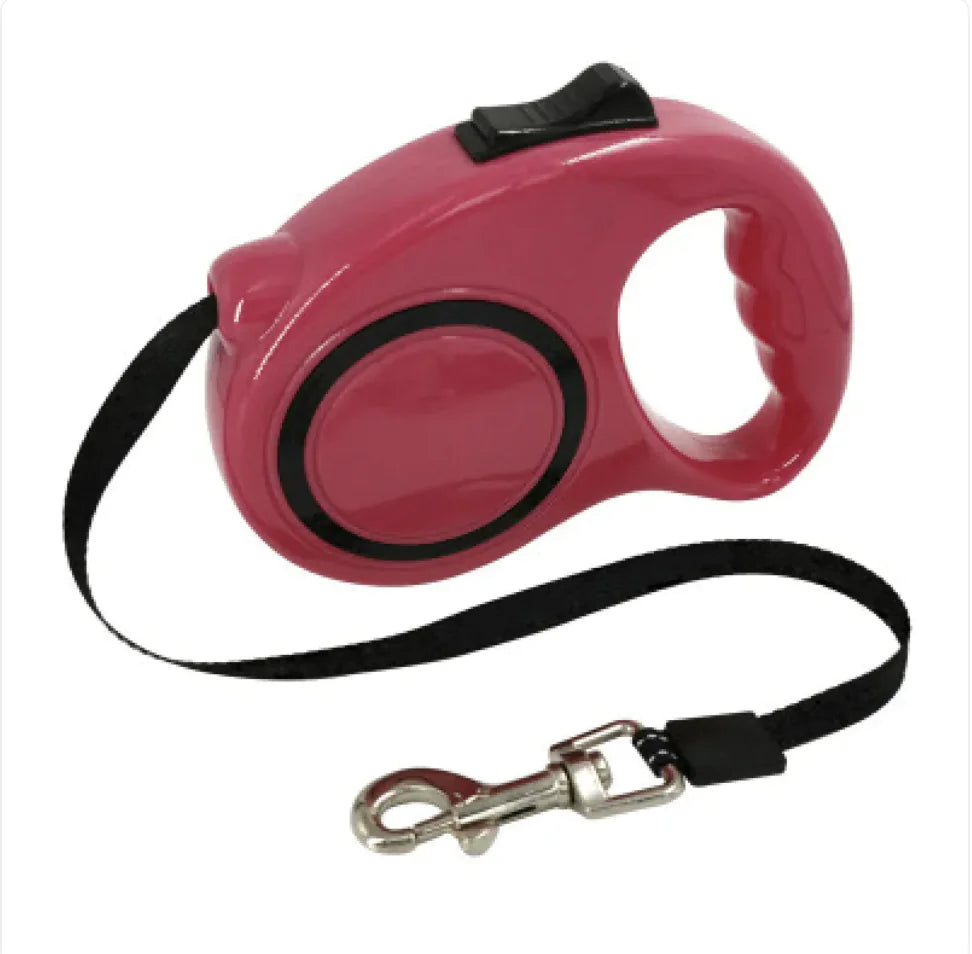 Retractable Leash with Bone Print