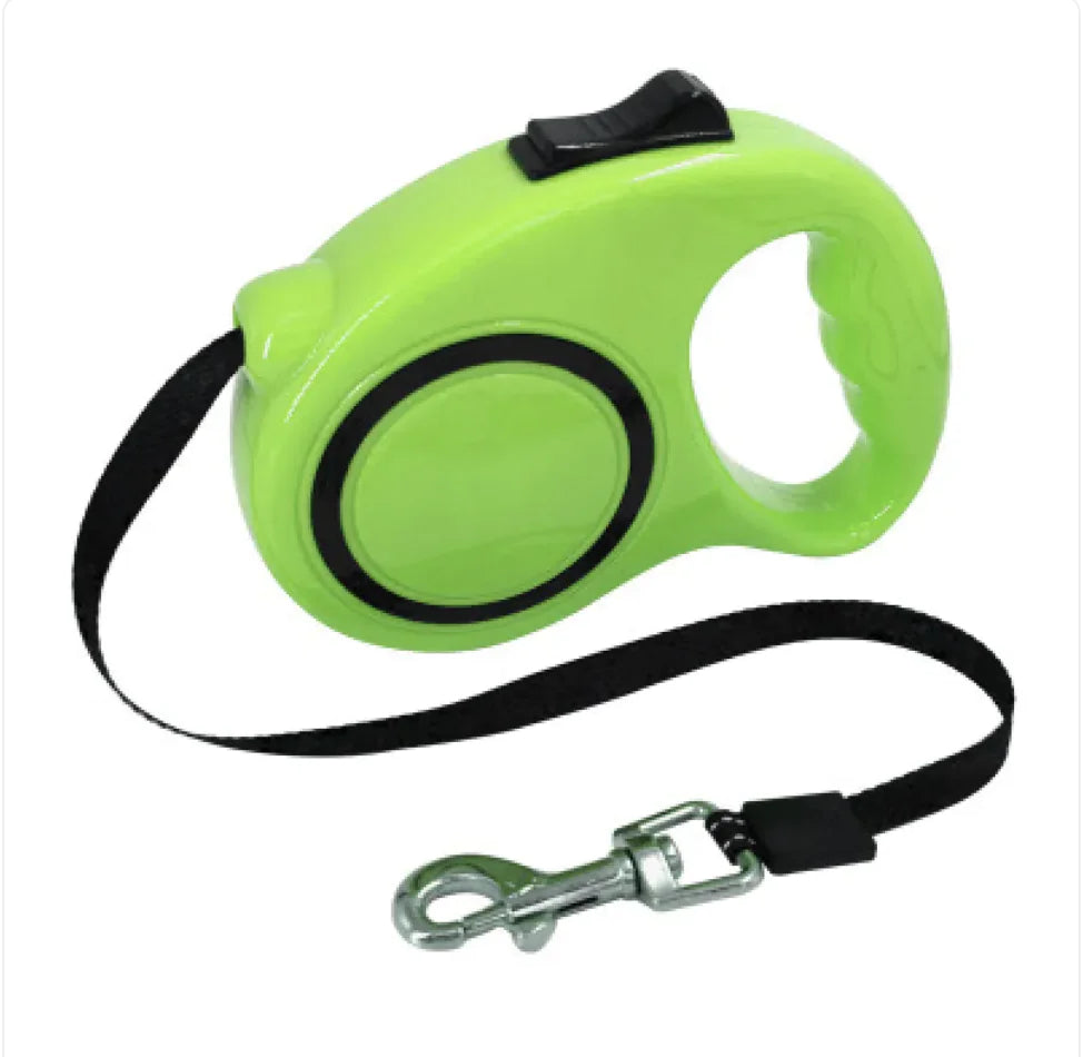 Retractable Leash with Bone Print