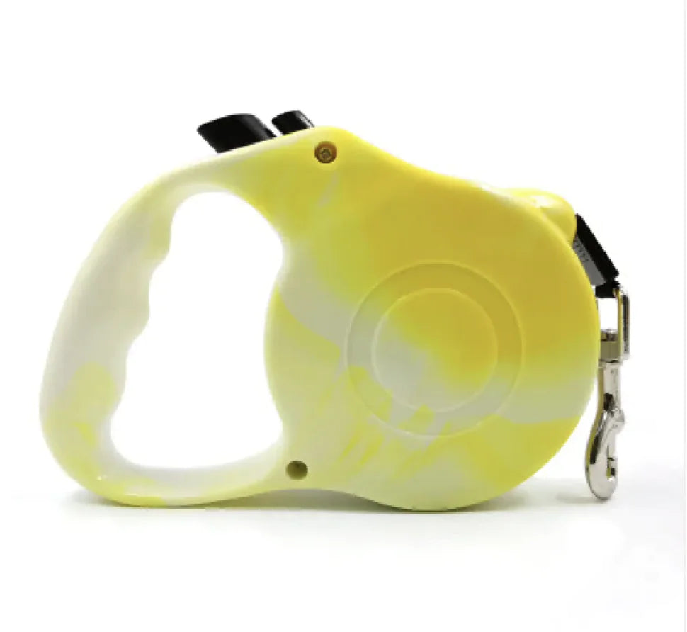 Retractable Leash with Bone Print