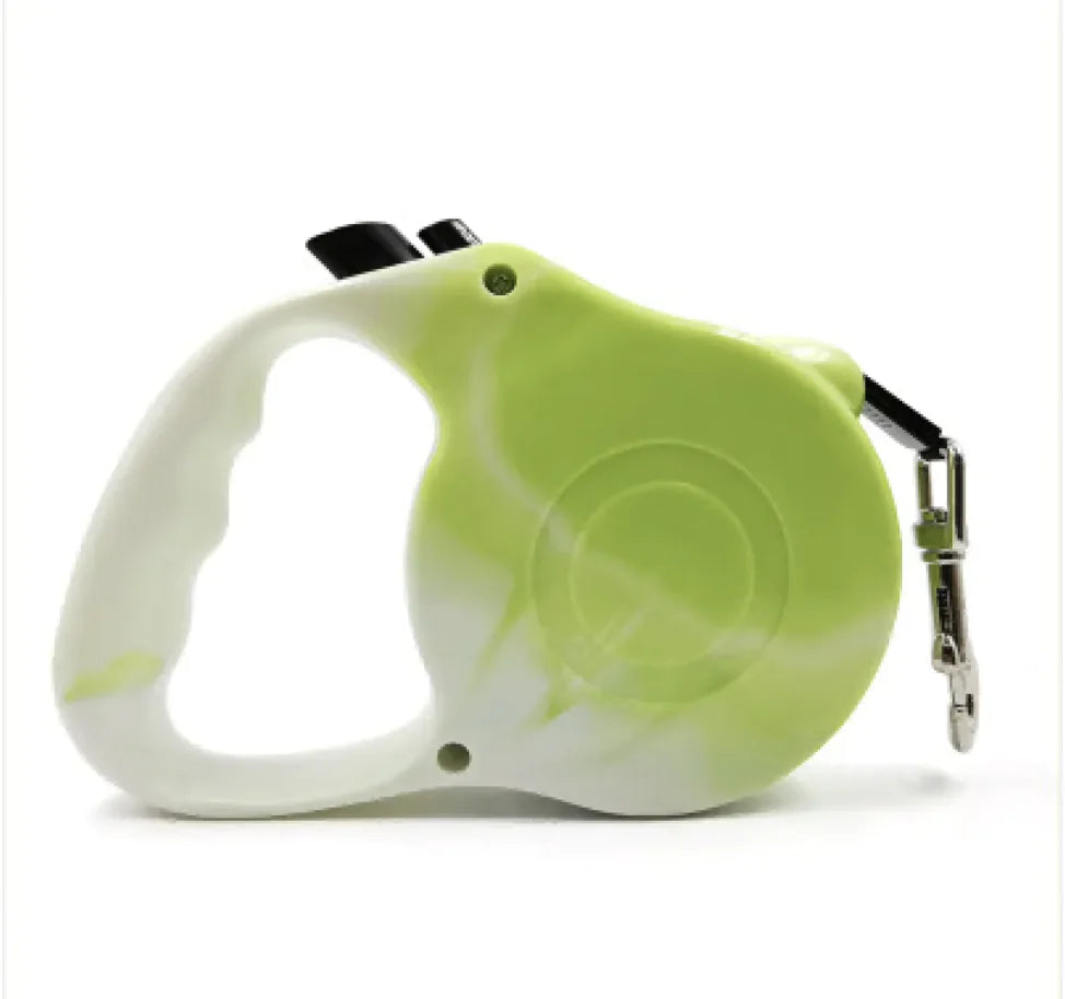 Retractable Leash with Bone Print