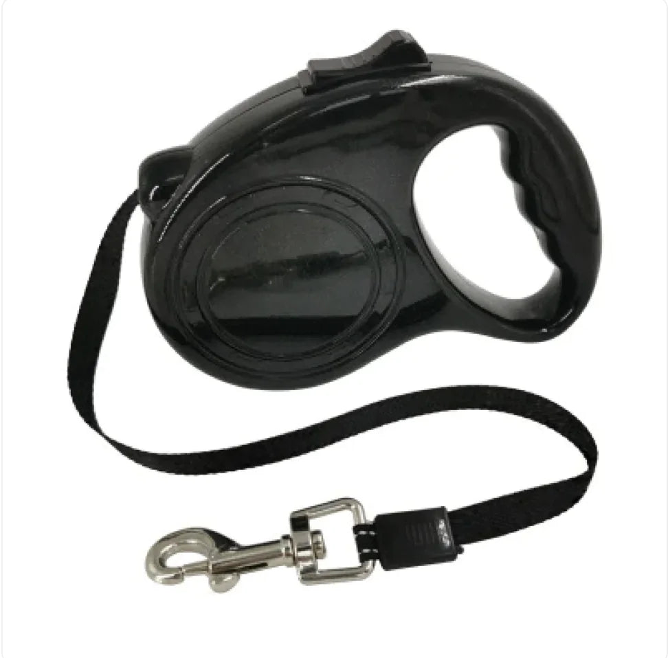 Retractable Leash with Bone Print