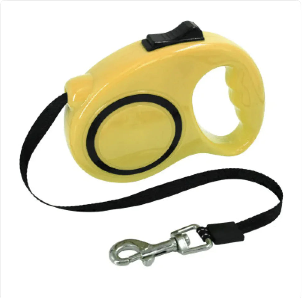 Retractable Leash with Bone Print