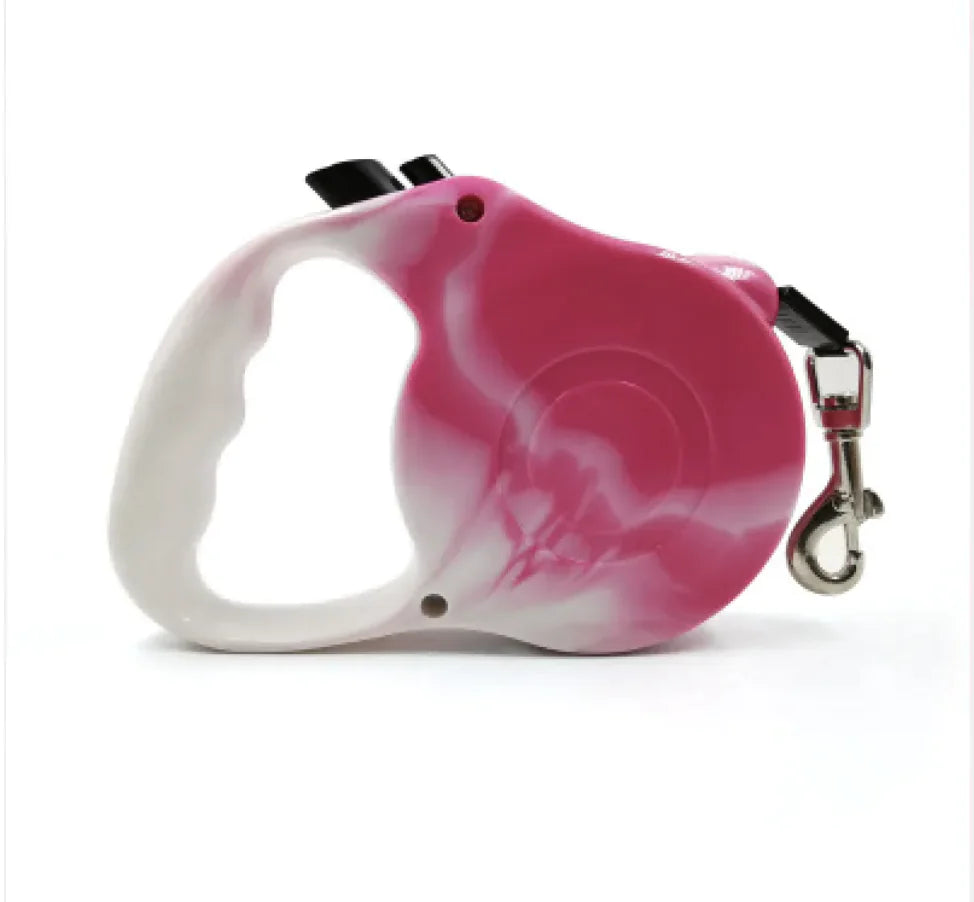 Retractable Leash with Bone Print